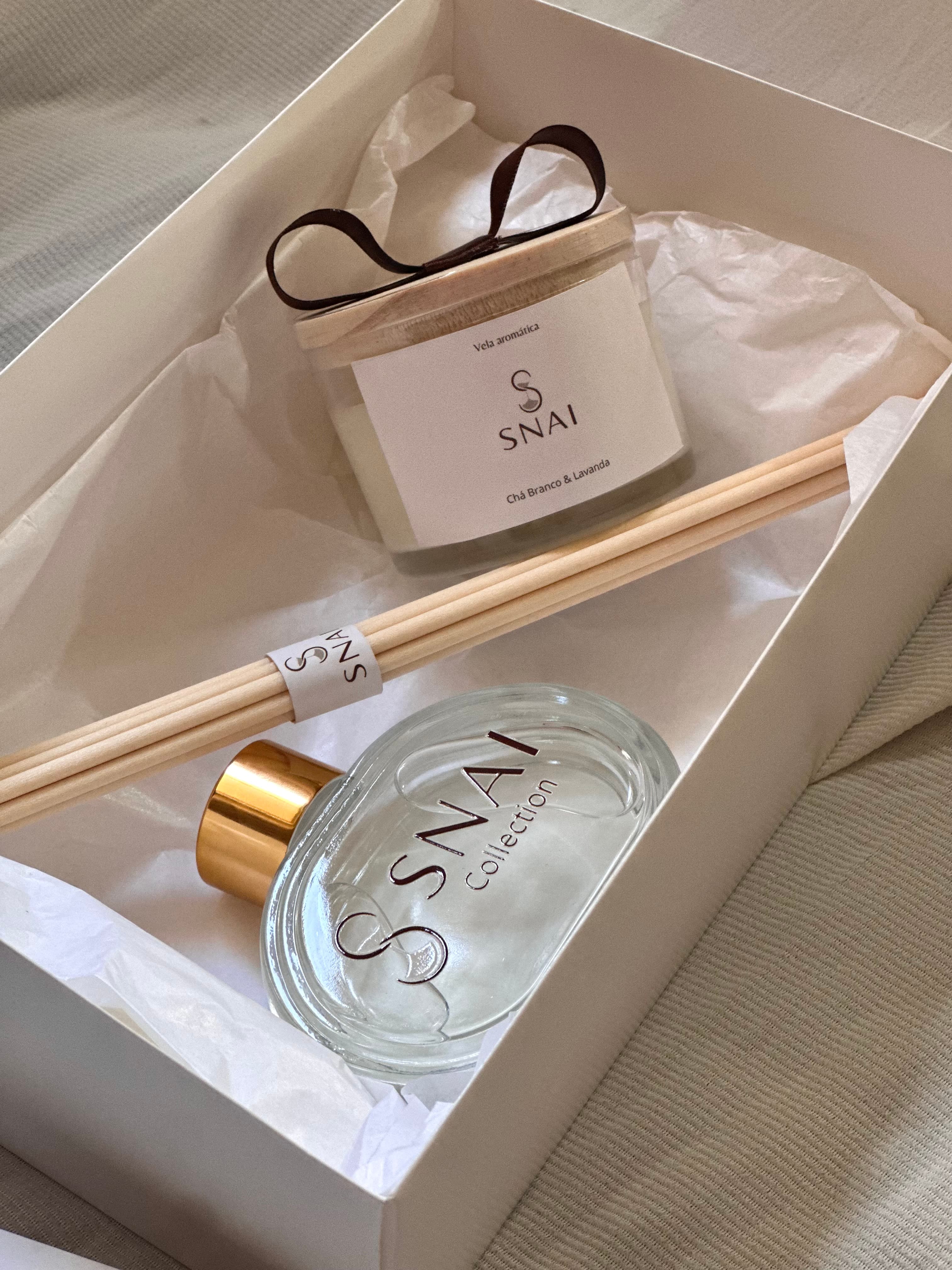 Kit presenteável vela + difusor